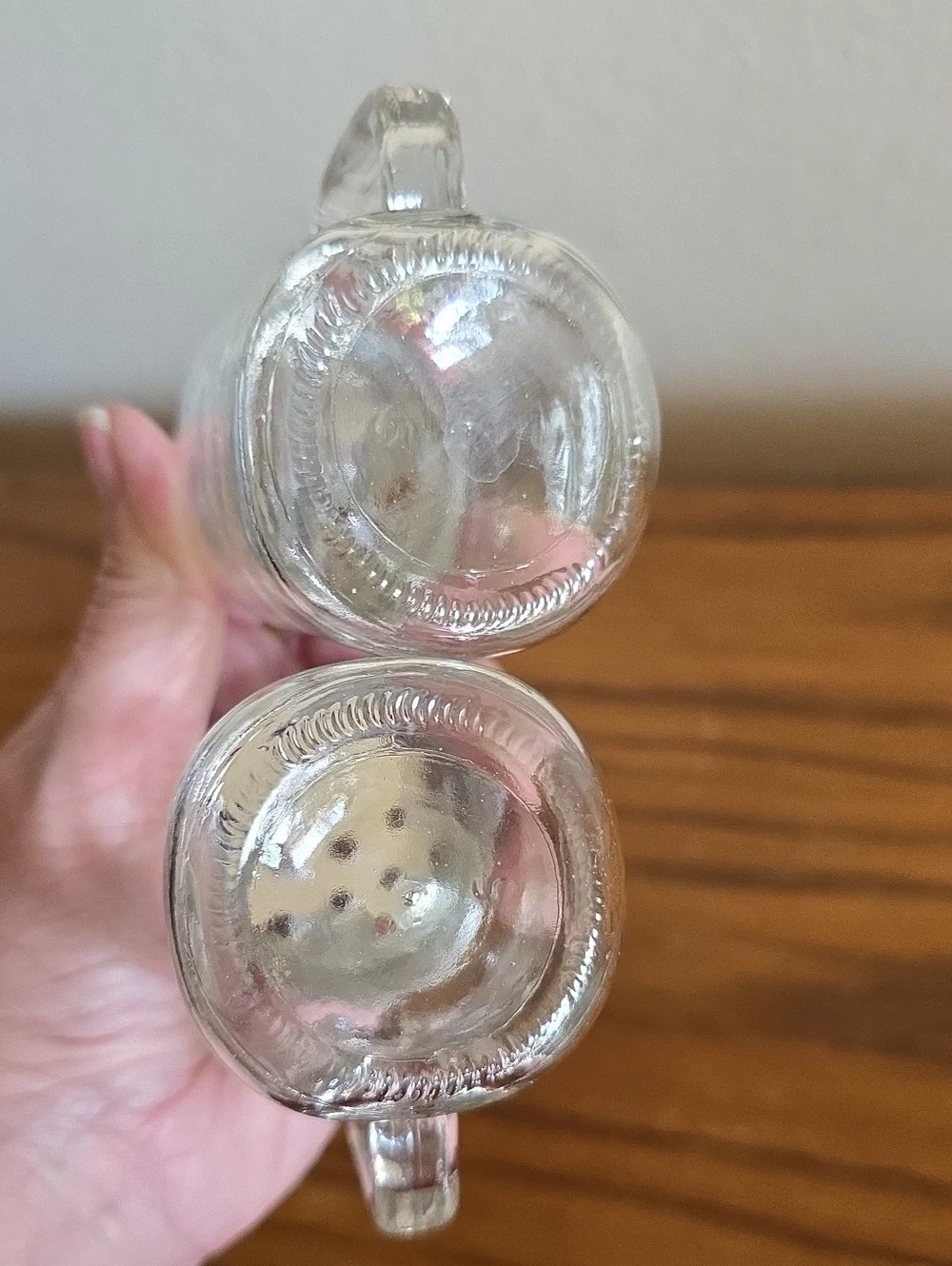 Glass Mini Mason Jar Salt and Pepper Shakers with Silver Lids (Set of 2) Tote 12